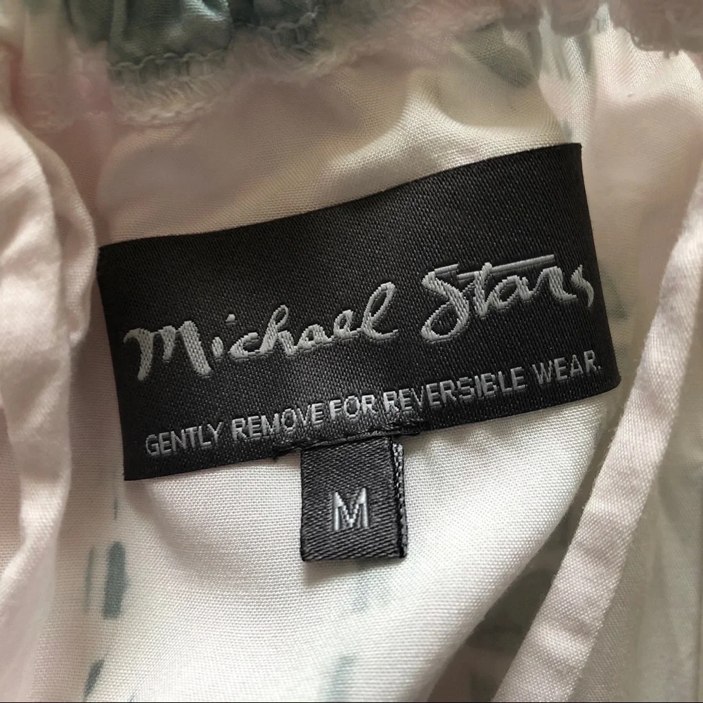 Micheal Stars Tie Dye Halter Mini Dress M New